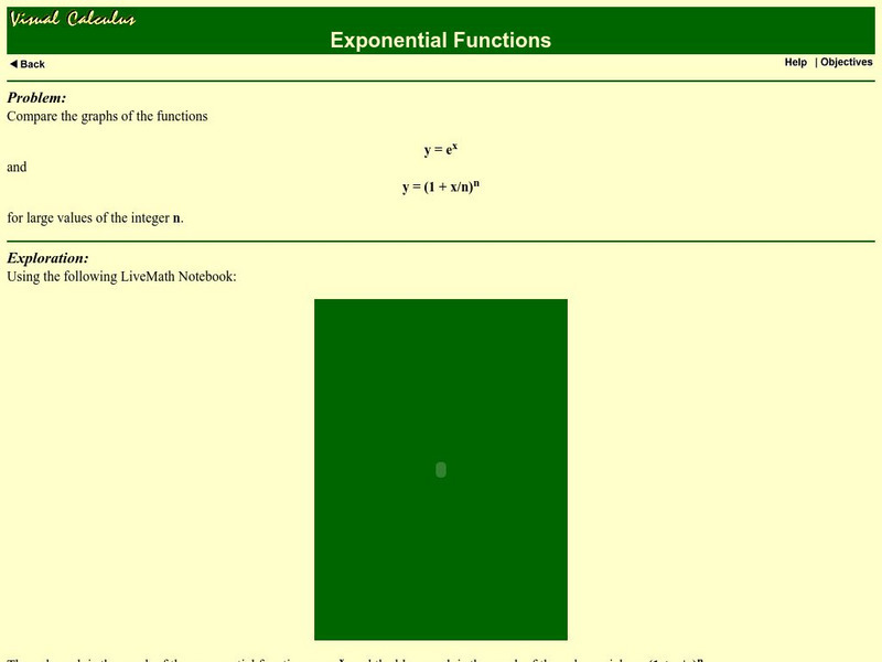 Math Archives: Exponential Functions Activity