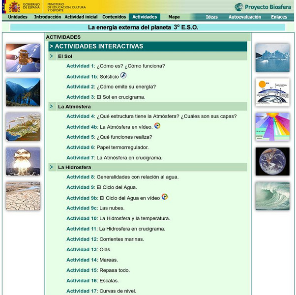 Ministerio De Educacion: La Energia Externa Del Planeta Activity Ministerio De Educacion: La Energia Externa Del Planeta Activity