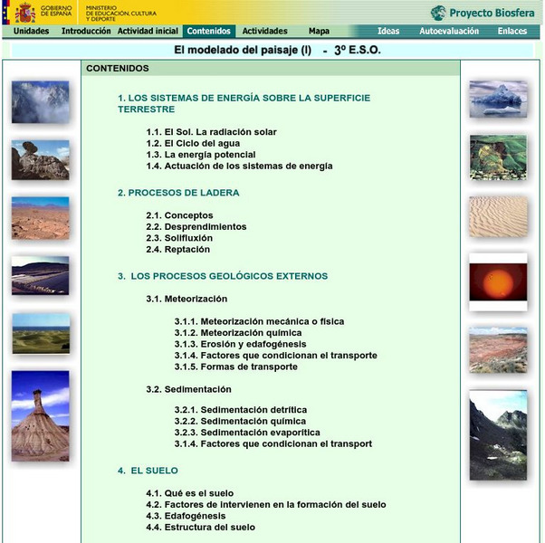 Ministerio De Educacion: El Modelado Del Paisaje I Unit Plan Ministerio De Educacion: El Modelado Del Paisaje I Unit Plan