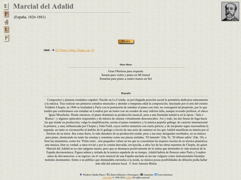 E Pd Lp: Marcial Del Adalid Handout E Pd Lp: Marcial Del Adalid Handout