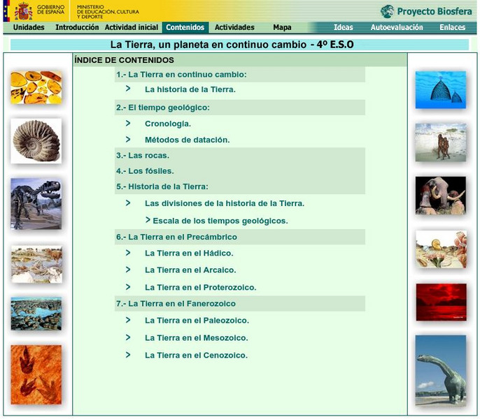 Ministerio De Educacion: La Tierra, Un Planeta en Continuo Cambio Lesson Plan Ministerio De Educacion: La Tierra, Un Planeta en Continuo Cambio Lesson Plan