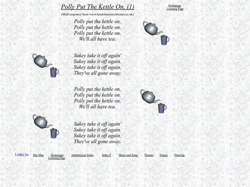Nursery Rhymes 4 U: Polly Put the Kettle On Primary
