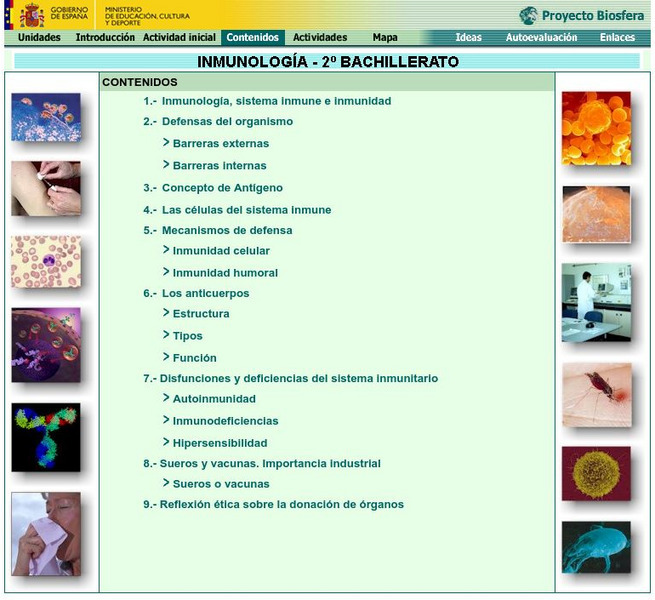 Ministerio De Educacion: Inmunologia 2 Bachillerato Handout Ministerio De Educacion: Inmunologia 2 Bachillerato Handout