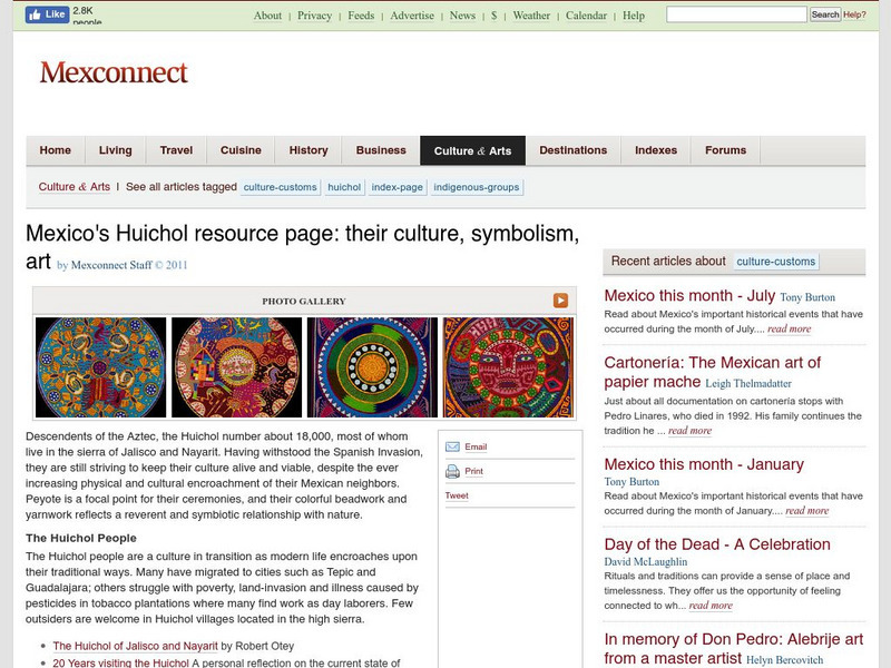 The Huichol of Mexico: Their Culture, Symbolism, and Art Website The Huichol of Mexico: Their Culture, Symbolism, and Art Website