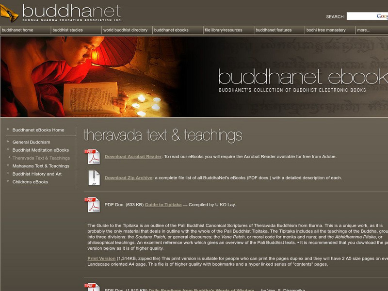 Buddha Net: E Book Library: Text and Teachings eBook