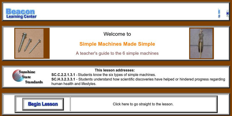 Beacon Learning Center: Simple Machines Made Simple Interactive Beacon Learning Center: Simple Machines Made Simple Interactive