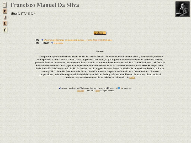 E Pd Lp: Francisco Manuel Da Silva Handout E Pd Lp: Francisco Manuel Da Silva Handout