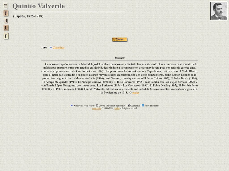 E Pd Lp: Quinito Valverde Handout E Pd Lp: Quinito Valverde Handout