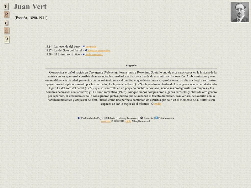 E Pd Lp: Juan Vert Handout E Pd Lp: Juan Vert Handout