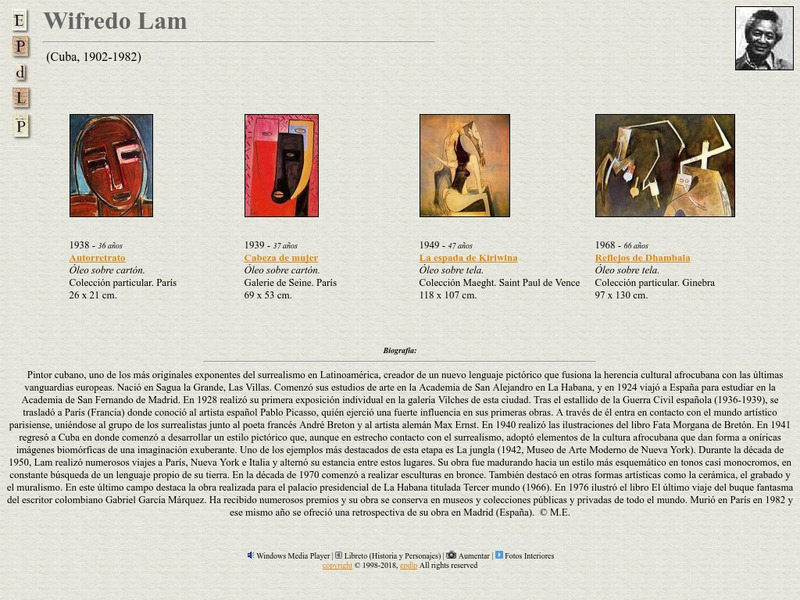 E Pd Lp: Wilfredo Lam Handout