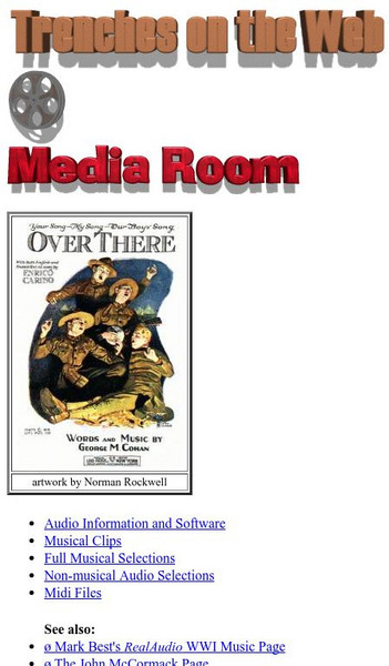 Worldwar1.com: Trenches on the Web: Media Room Audio