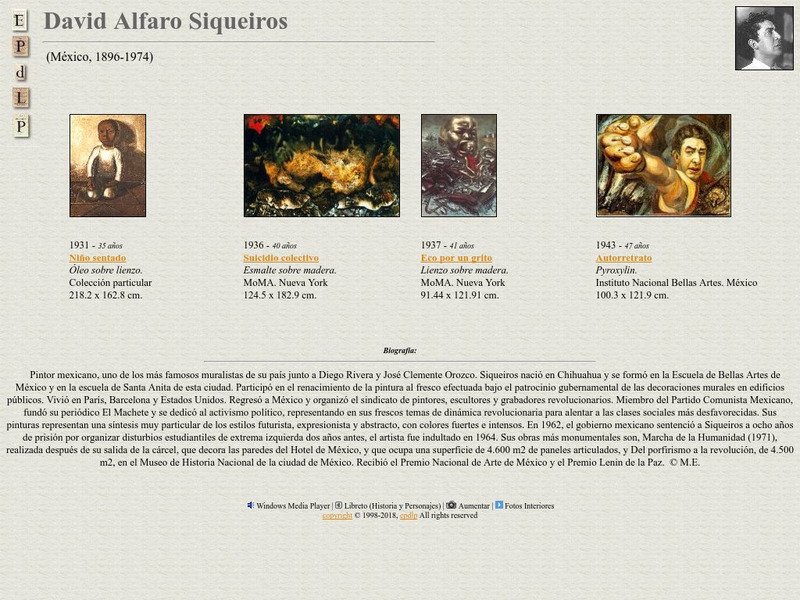 E Pd Lp: David Alfaro Siqueiros Handout