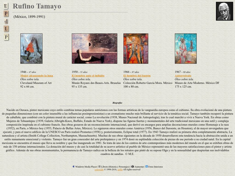 E Pd Lp: Rufino Tamayo Handout