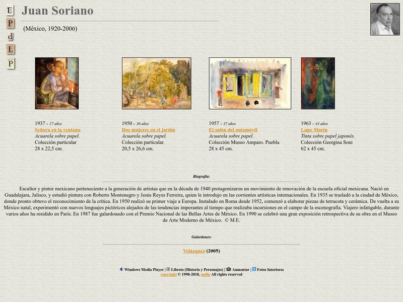 E Pd Lp: Juan Soriano Handout