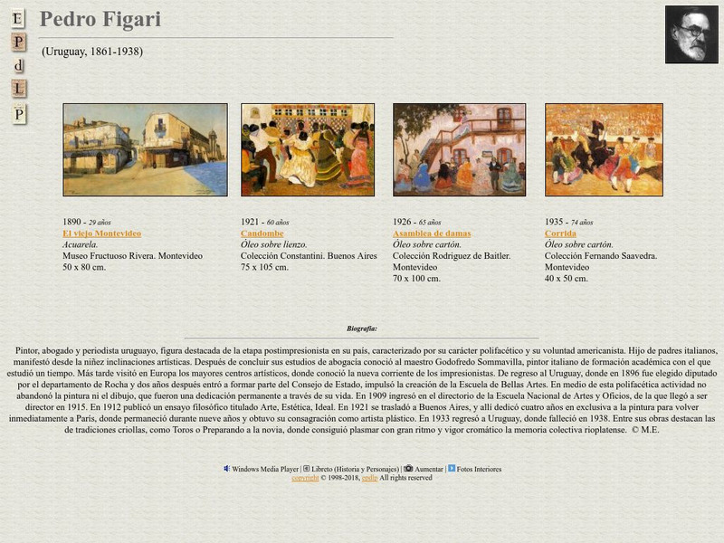 E Pd Lp: Pedro Figari Handout