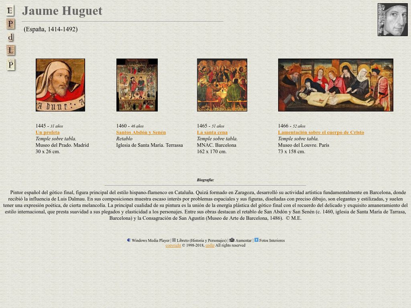 E Pd Lp: Jaume Huguet Handout