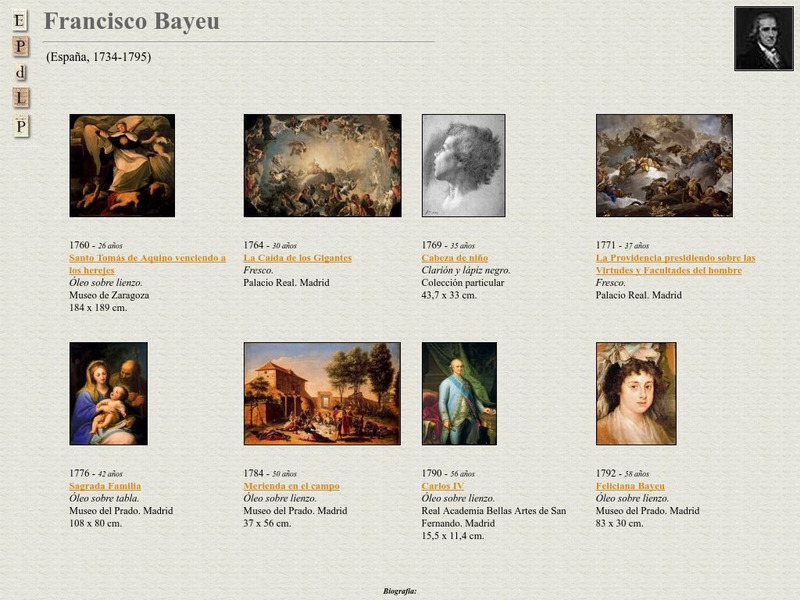 E Pd Lp: Francisco Bayeu Handout