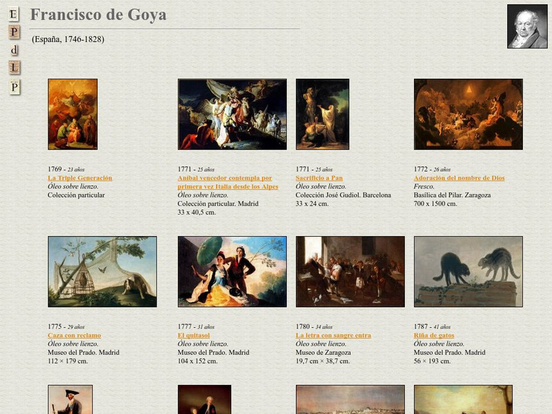 E Pd Lp: Francisco De Goya Handout