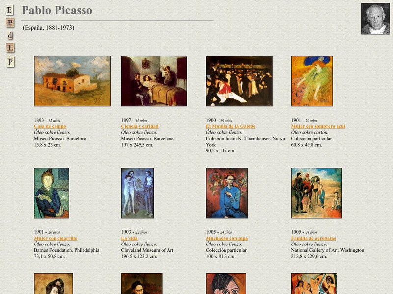 E Pd Lp: Pablo Picasso Website E Pd Lp: Pablo Picasso Website