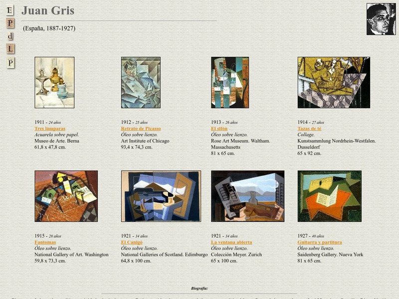 E Pd Lp: Juan Gris Handout