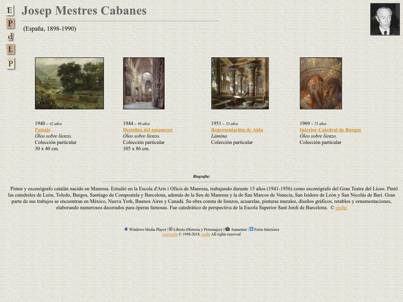 E Pd Lp: Josep Mestres Cabanes Handout