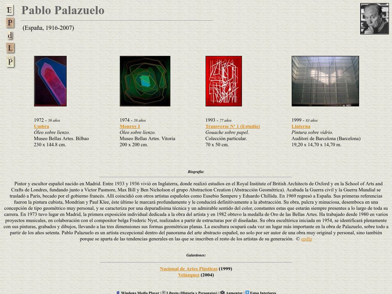 E Pd Lp: Pablo Palazuelo Handout