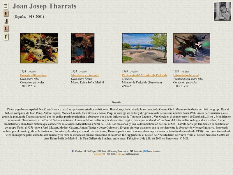 E Pd Lp: Joan Josep Tharrats Handout