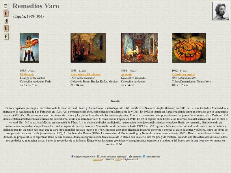 E Pd Lp: Remedios Varo Handout