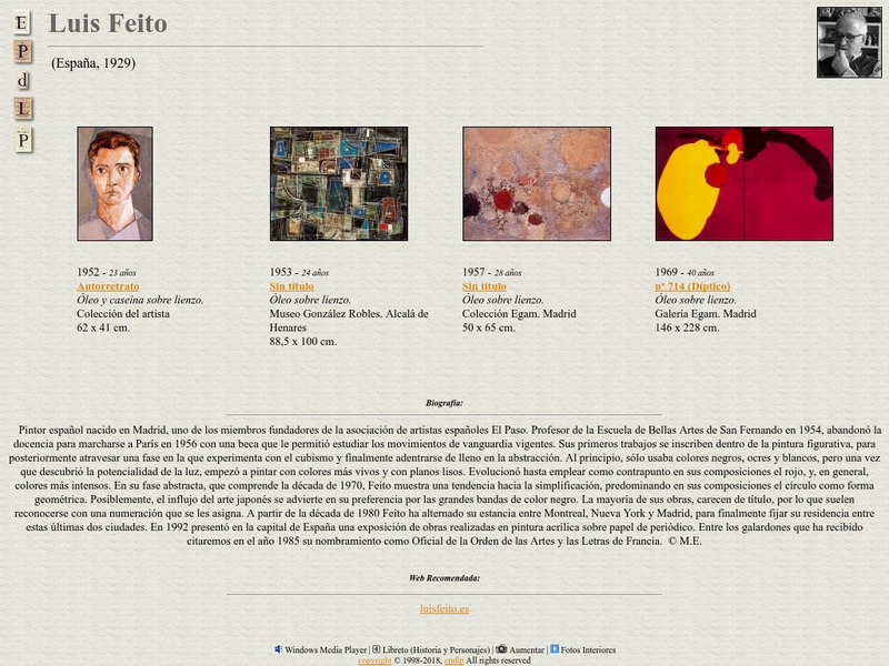 E Pd Lp: Luis Feito Handout