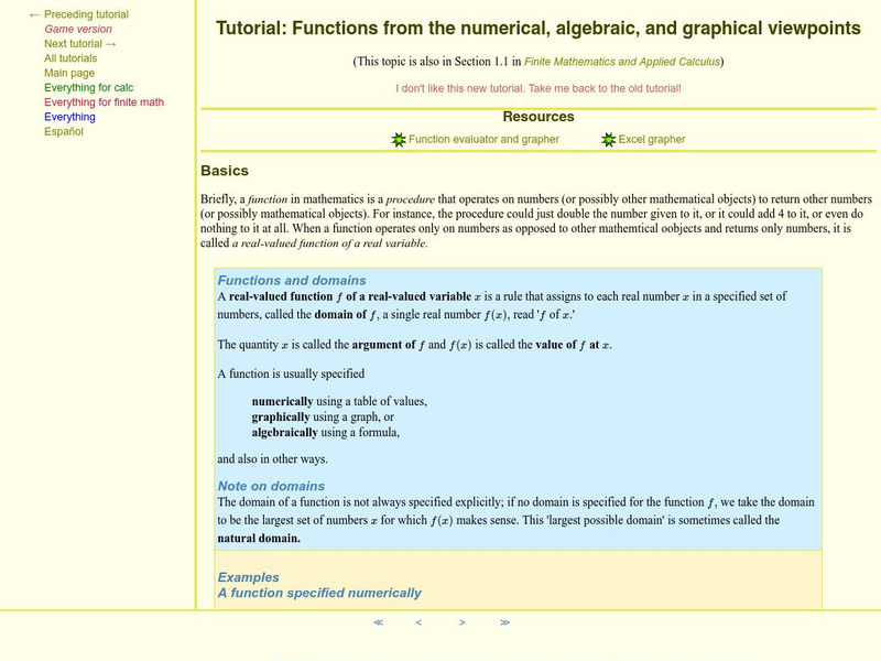 Finite Mathematics & Applied Calculus: Functions Activity Finite Mathematics & Applied Calculus: Functions Activity