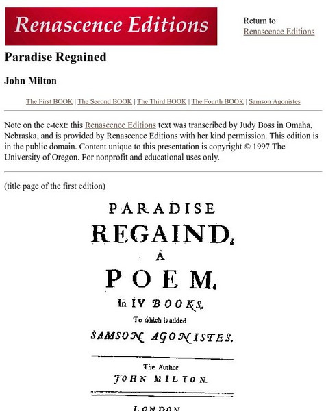 Luminarium: Paradise Regained eBook