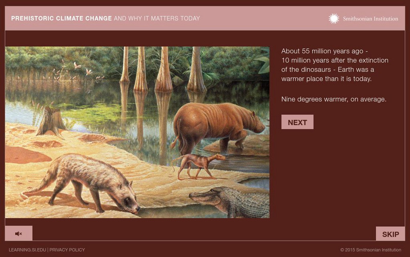 Smithsonian Education: Idea Labs: Prehistoric Climate Change Interactive Smithsonian Education: Idea Labs: Prehistoric Climate Change Interactive