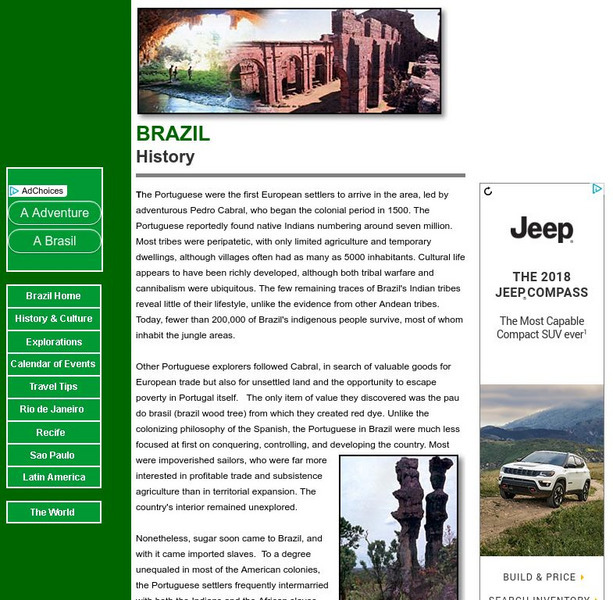Geographia.com: History of Brazil Website Geographia.com: History of Brazil Website