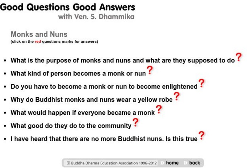 Buddha Net: Monks and Nuns Handout Buddha Net: Monks and Nuns Handout
