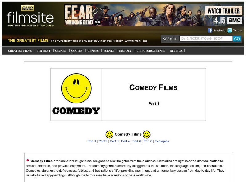 The Film Site: Comedy Films Website The Film Site: Comedy Films Website