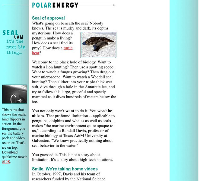 The Why Files: Seal of Approval Website The Why Files: Seal of Approval Website