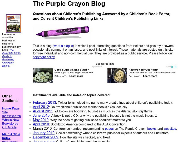The Purple Crayon Blog: Questions About Publishing Activity The Purple Crayon Blog: Questions About Publishing Activity