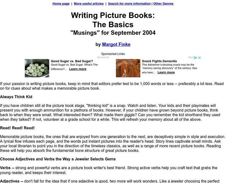 The Purple Crayon: Writing Picture Books, the Basics Activity The Purple Crayon: Writing Picture Books, the Basics Activity
