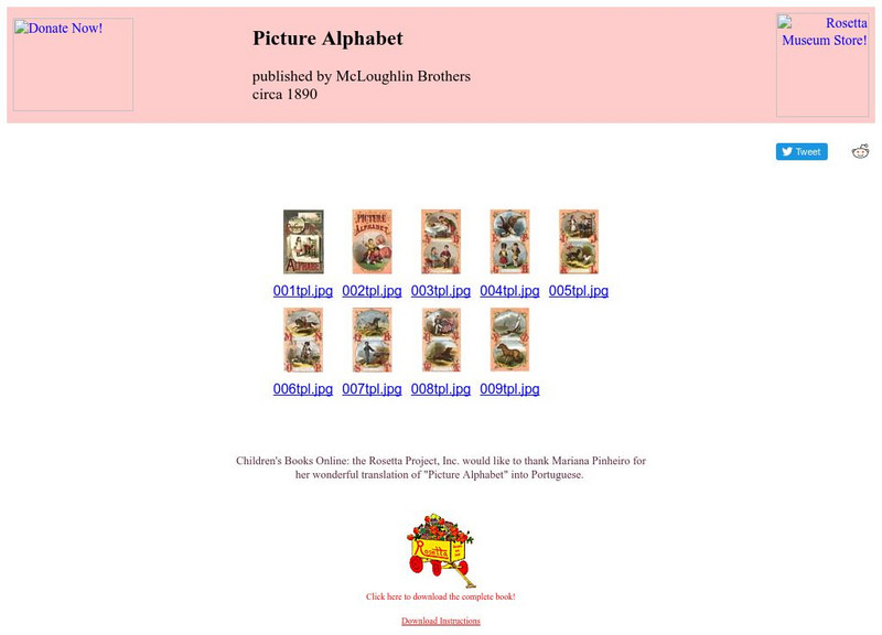 Children's Books Online: Picture Alphabet eBook Children's Books Online: Picture Alphabet eBook