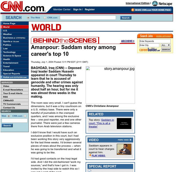 Cnn: Reactions of an American Journalist Article Cnn: Reactions of an American Journalist Article