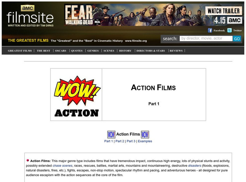 The Film Site: Action Films Website The Film Site: Action Films Website