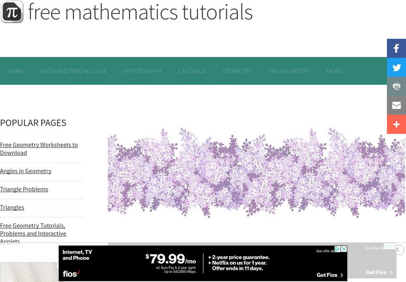 Analyze Math: Parallel Lines and Angles Problems Activity