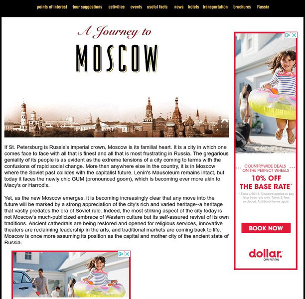 A Journey to Moscow Website A Journey to Moscow Website