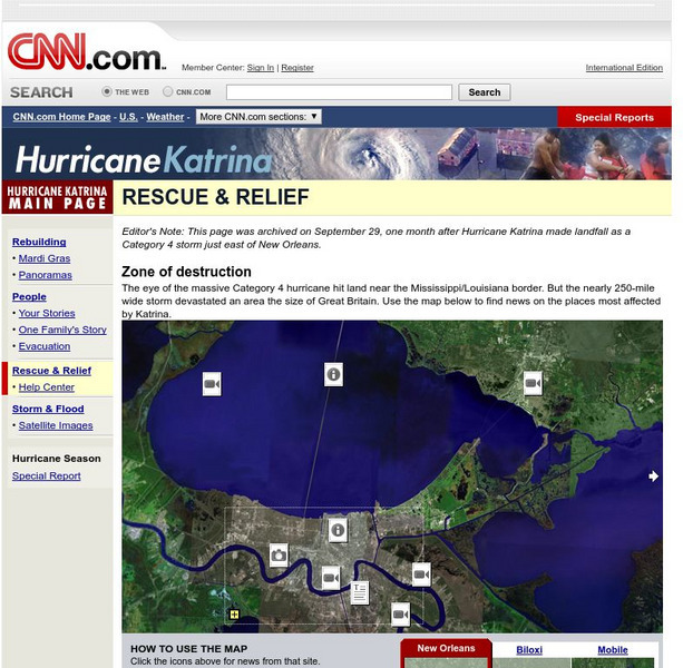 Cnn: Rescue and Relief Graphic Cnn: Rescue and Relief Graphic