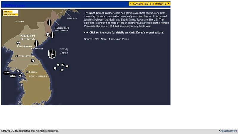 Cbs News: Mapping Brinksmanship Activity Cbs News: Mapping Brinksmanship Activity