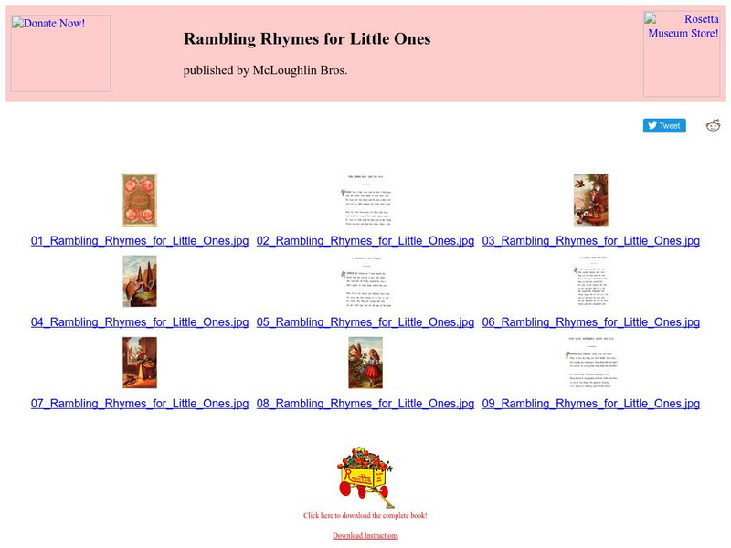 Children's Books Online: Rambling Rhymes for Little Ones eBook Children's Books Online: Rambling Rhymes for Little Ones eBook