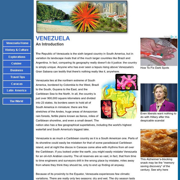 Geographia: Venezuela Website Geographia: Venezuela Website