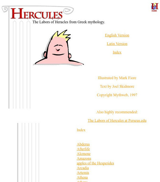 Mythweb: The Labors of Hercules (Heracles) Website Mythweb: The Labors of Hercules (Heracles) Website
