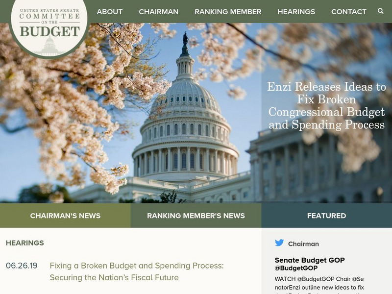 Us Senate Budget Committee Website Us Senate Budget Committee Website