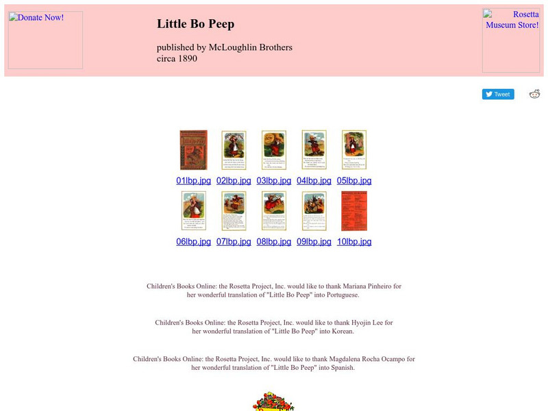 Children's Books Online: Little Bo Peep eBook Children's Books Online: Little Bo Peep eBook